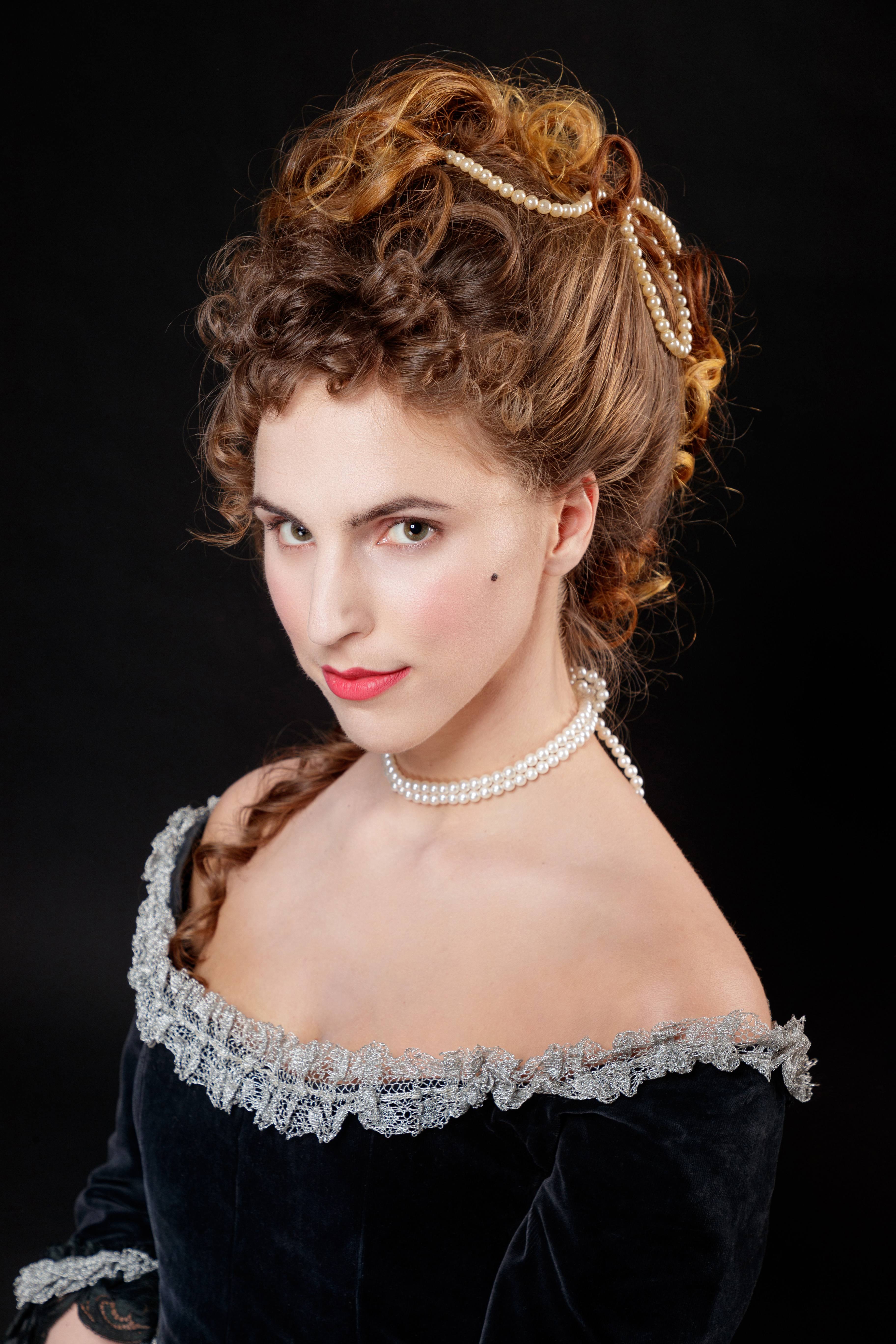 Lana Maletić in eighteenth-century costume