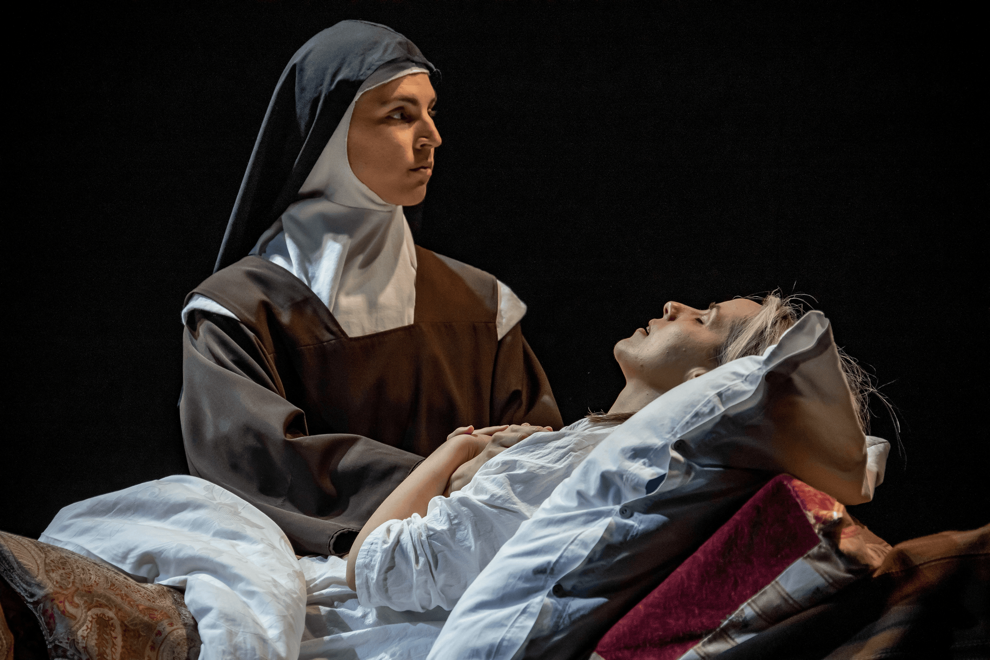 Lana Maletić as Mère Marie with Melis Vlahović as Madame de Croissy, 2023